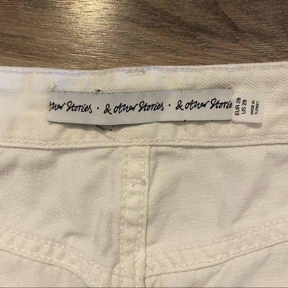 & Other Stories White Cropped Jeans - Picture 4 of 5